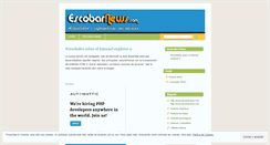 Desktop Screenshot of escobarnews.wordpress.com
