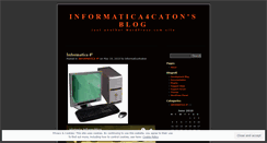 Desktop Screenshot of informatica4caton.wordpress.com