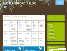 Tablet Screenshot of blandford.wordpress.com