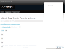 Tablet Screenshot of gopinth.wordpress.com