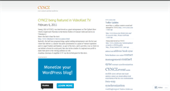 Desktop Screenshot of cyncz.wordpress.com