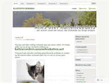 Tablet Screenshot of kattenvoeders.wordpress.com