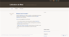 Desktop Screenshot of liberationdemetz.wordpress.com