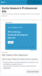 Mobile Screenshot of kurtishewson.wordpress.com