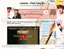 Tablet Screenshot of leeteukcheonsa.wordpress.com