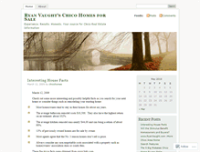 Tablet Screenshot of chicohomes.wordpress.com