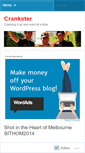 Mobile Screenshot of cranksters.wordpress.com