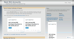 Desktop Screenshot of bestiraaccounts.wordpress.com