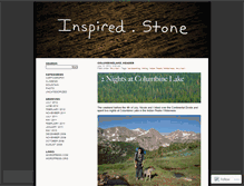 Tablet Screenshot of inspiredstone.wordpress.com