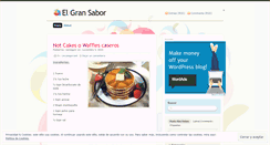 Desktop Screenshot of elgransabor.wordpress.com