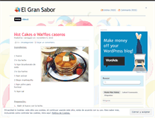 Tablet Screenshot of elgransabor.wordpress.com