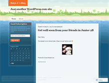 Tablet Screenshot of mayaabela.wordpress.com