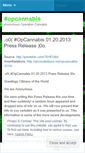 Mobile Screenshot of opcannabis.wordpress.com