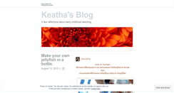 Desktop Screenshot of keatha.wordpress.com