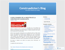 Tablet Screenshot of construadictos.wordpress.com
