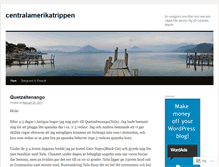 Tablet Screenshot of centralamerikatrippen.wordpress.com