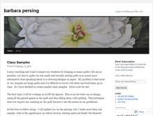 Tablet Screenshot of barbarapersing.wordpress.com