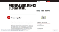 Desktop Screenshot of menosdescartavel.wordpress.com