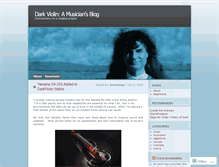 Tablet Screenshot of darkviolin.wordpress.com