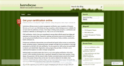 Desktop Screenshot of larrvdwysc.wordpress.com