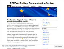 Tablet Screenshot of ecreapoliticalcommunication.wordpress.com