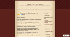 Desktop Screenshot of barmansecrets.wordpress.com