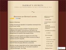 Tablet Screenshot of barmansecrets.wordpress.com