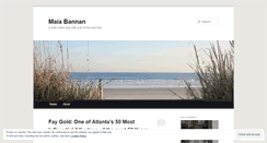 Desktop Screenshot of maiabannan.wordpress.com