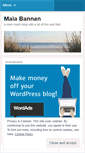 Mobile Screenshot of maiabannan.wordpress.com