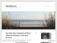 Tablet Screenshot of maiabannan.wordpress.com