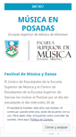 Mobile Screenshot of musicaenposadas.wordpress.com