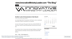 Desktop Screenshot of innovativeministryleader.wordpress.com