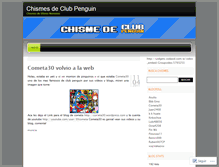 Tablet Screenshot of clubpenguinchismes.wordpress.com