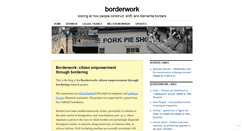 Desktop Screenshot of borderwork.wordpress.com