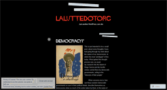 Desktop Screenshot of laluttedotorg.wordpress.com