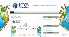 Desktop Screenshot of icyecolombia.wordpress.com