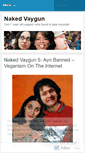 Mobile Screenshot of nakedvaygun.wordpress.com