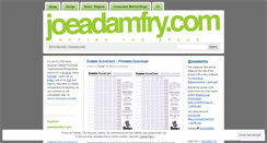 Desktop Screenshot of joeadamfry.wordpress.com