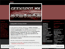 Tablet Screenshot of geekspotmx.wordpress.com