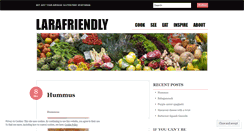 Desktop Screenshot of larafriendly.wordpress.com