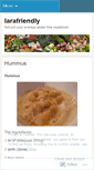 Mobile Screenshot of larafriendly.wordpress.com