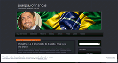 Desktop Screenshot of joaopaulofinancas.wordpress.com