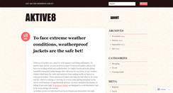 Desktop Screenshot of aktive8.wordpress.com