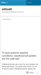 Mobile Screenshot of aktive8.wordpress.com