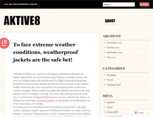 Tablet Screenshot of aktive8.wordpress.com
