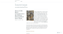 Desktop Screenshot of bazeraga.wordpress.com