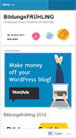 Mobile Screenshot of bildungsfruehling.wordpress.com