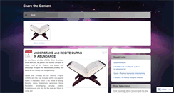Desktop Screenshot of contentsharing.wordpress.com