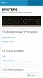 Mobile Screenshot of epistemejournal.wordpress.com
