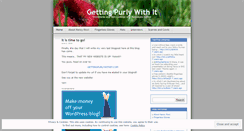 Desktop Screenshot of gettingpurlywithit.wordpress.com